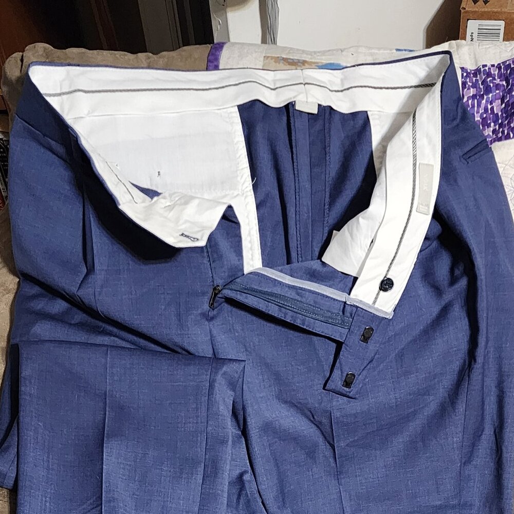 Men's Noak blue suit pants size 38 x 32
